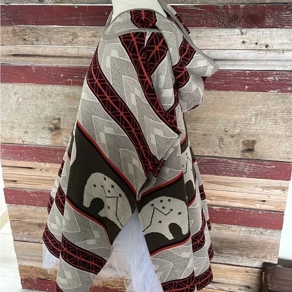 Pendleton ultimate cozy kit: hooded poncho & socks: cosmic bears motif one size - Picture 5 of 7